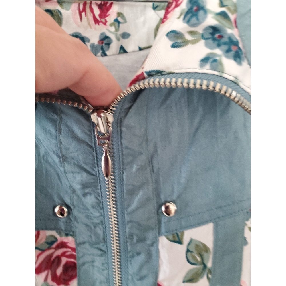 Vintage Westbound Petites Floral Windbreaker Large - Picture 7 of 10